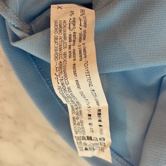 Zara ice blue top - Picture 4 of 4